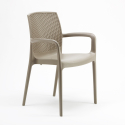 Set van 18 polyrotan stoelen van met armleuningen Grand Soleil Boheme Afmetingen