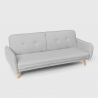 Scandinavisch design 3-zits stoffen slaapbank Merida Kosten