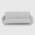 Scandinavisch design 3-zits stoffen slaapbank Merida Aankoop