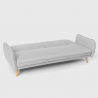 Scandinavisch design 3-zits stoffen slaapbank Merida 