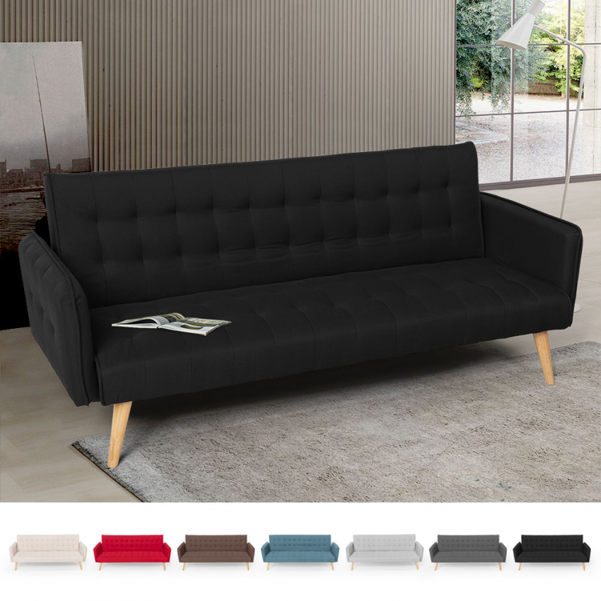 3-zits stoffen slaapbank in Scandinavisch design Malibu 