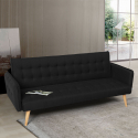 3-zits stoffen slaapbank in Scandinavisch design Malibu 