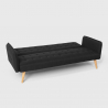 3-zits stoffen slaapbank in Scandinavisch design Malibu 