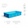Bovengronds rechthoekig zwembad Bestway 56411 Steel Pro 300x201x66 cm Verkoop