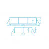 Bovengronds rechthoekig zwembad Bestway 56411 Steel Pro 300x201x66 cm Aankoop