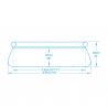 Bovengronds rond zwembad Bestway 57313 Fast Set 457x84 cm Voorraad