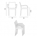 Grand Soleil Stoel fauteuil gemaakt van polyrattan met armleuningen. Makkelijk stapelbaar. Boheme