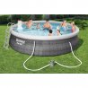 Bovengronds rond zwembad Bestway 57372 Fast Set 457x107 cm Verkoop
