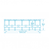 Bovengronds rond zwembad Bestway 56595 Steel Pro Max 56595 427x84 cm Afmetingen