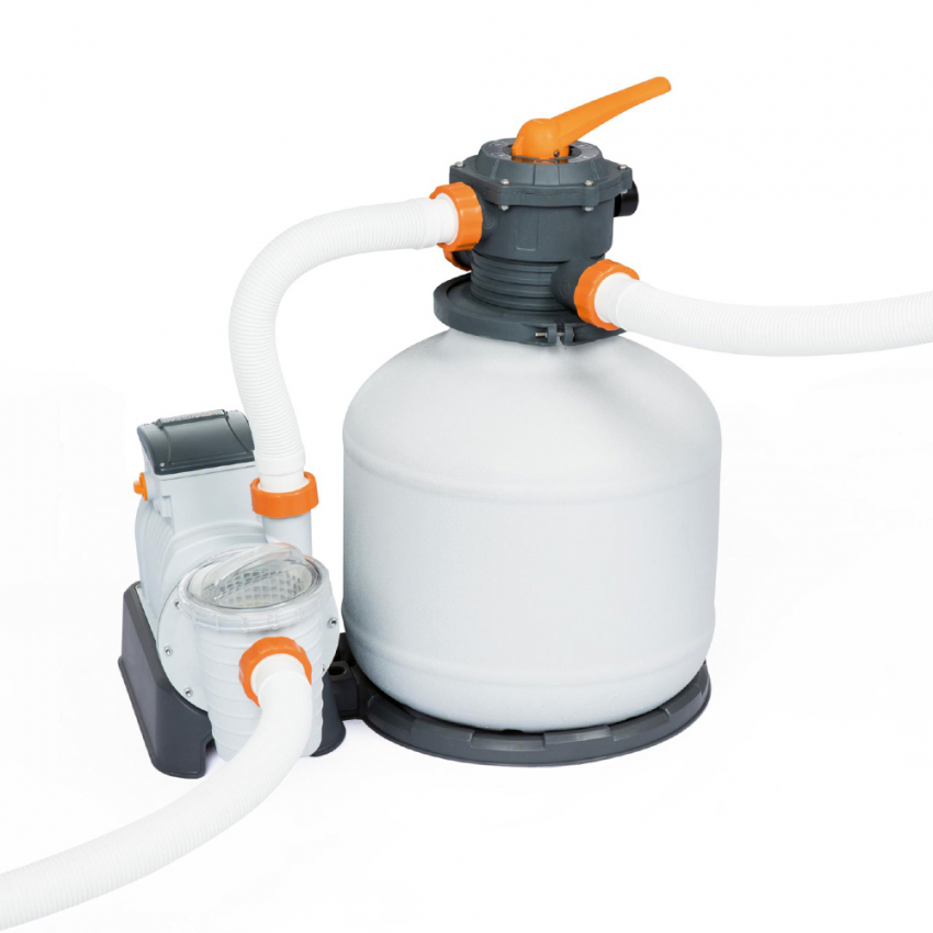 Zandfilterpomp voor het zwembad Bestway 58486 Flowclear vanaf 11.355 liter/uur Aanbieding Zandfilterpomp voor het zwembad Bestway 58486 Flowclear vanaf 11.355 liter/uur Aanbieding