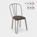 Industriële stalen stoelen voor bars en keukens Ferrum Aanbieding