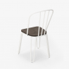 Industriële stalen stoelen voor bars en keukens Ferrum 