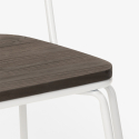 Industriële stalen stoelen voor bars en keukens Ferrum 