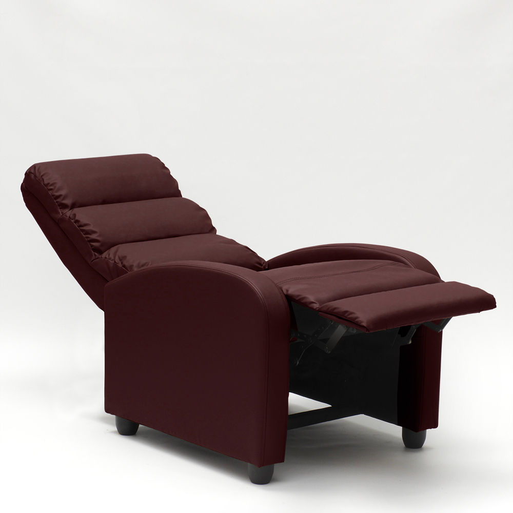 Reclinable Relax stoel met voetensteun in EcoLeder Alice eBay