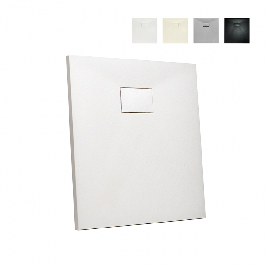 Vierkante douchebak 90x90 cm Stone Aanbieding Vierkante douchebak 90x90 cm Stone Aanbieding