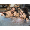 Opblaasbare whirlpool Bestway 60025 Lay-Z spa Helsinki Airjet 7 zitplaatsen 180x66cm Afmetingen