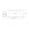 Opblaasbare whirlpool Bestway 60037 Lay-Z SPA St. Lucia Airjet met 3 zitplaatsen 170x66cm 