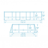 Bovengronds ovaal zwembad 5614A Bestway Power Steel 305x200x84 cm Karakteristieken