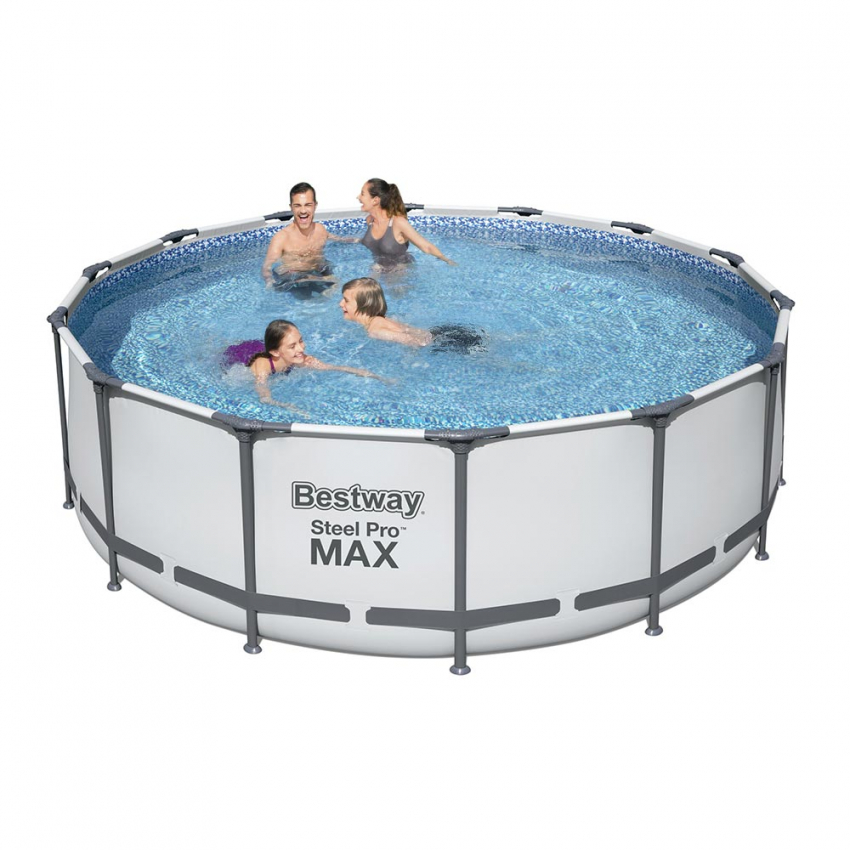 Bovengronds rond zwembad 5612X Bestway Steel Pro Max 427x122 cm Aanbieding Bovengronds rond zwembad 5612X Bestway Steel Pro Max 427x122 cm Aanbieding
