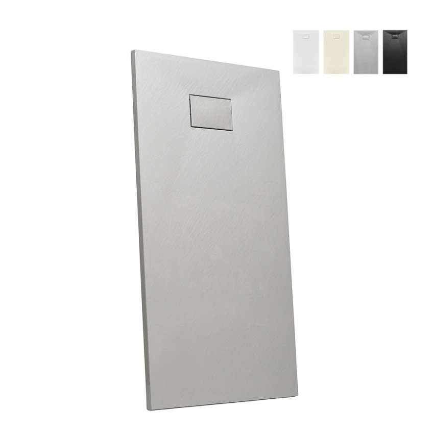 Rechthoekige douchebak 160x80 cm Stone Aanbieding Rechthoekige douchebak 160x80 cm Stone Aanbieding