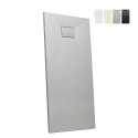 Rechthoekige douchebak van hars 170x70 cm Stone Aanbieding