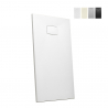 Rechthoekige douchebak van hars 150x70 cm Stone Aanbieding