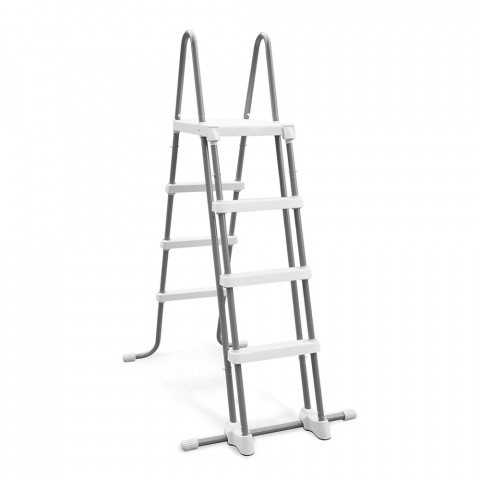 Zwembad ladder Intex 28076 ex 28073 122cm met kinderbeveiligingssysteem