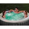 Intex 28442 opblaasbare ronde whirlpool Bubble Massage Deluxe 216x71 cm Kortingen