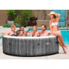 Intex 28442 opblaasbare ronde whirlpool Bubble Massage Deluxe 216x71 cm Aanbod
