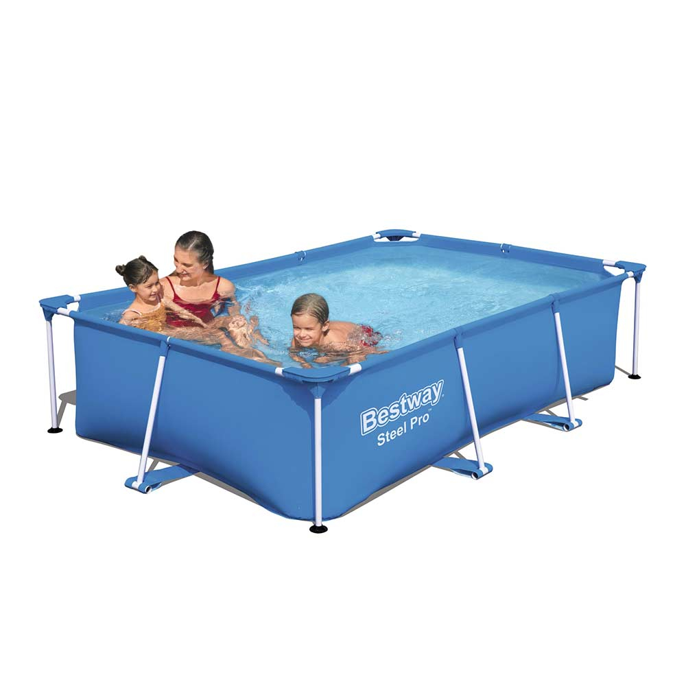 Bovengronds rechthoekig zwembad 56403 Bestway Steel Pro 259x170x61 cm