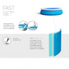 Bovengronds rond zwembad Bestway 57274 Fast Set 366x76 cm Voorraad