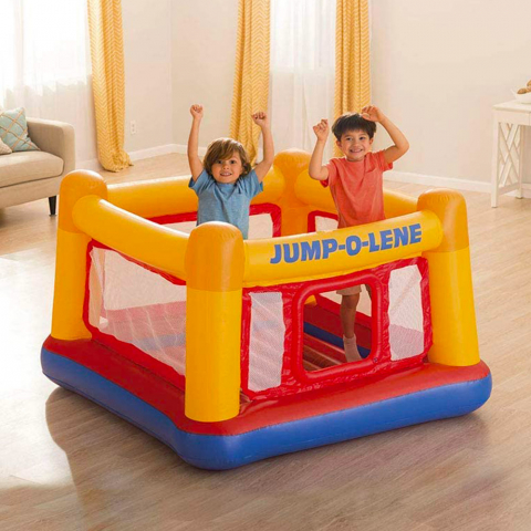 Opblaasbaar trampoline Intex 48260 voor kinderen Jump-O-Lene Aanbieding