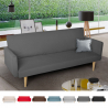 3-zits stoffen slaapbank Perla in Scandinavische design 