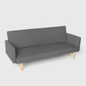 3-zits stoffen slaapbank Perla in Scandinavische design 