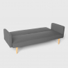 3-zits stoffen slaapbank Perla in Scandinavische design 