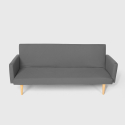 3-zits stoffen slaapbank Perla in Scandinavische design 