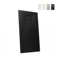 Rechthoekige douchebak van hars 110x70 cm Stone Aanbieding