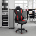 Ergonomische kunstlederen bureaustoel in race stijl FFire Verkoop