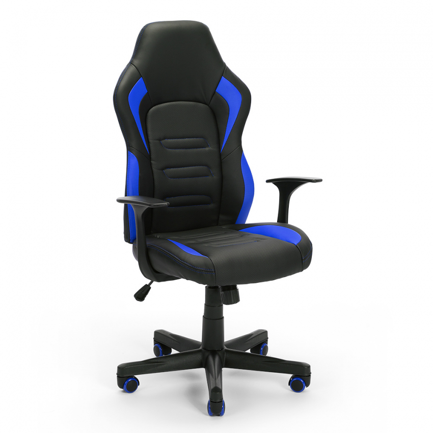 Ergonomische kunstleren bureaustoel in sportdesign Aragon Sky Aanbieding Ergonomische kunstleren bureaustoel in sportdesign Aragon Sky Aanbieding