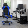 Comfortabele bureaustoel voor gaming met kussen SilverStone Sky Verkoop