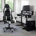 Ergonomische bureaustoel met kunstleren kussens SilverStone Verkoop