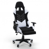 Ergonomische gaming-bureaustoel met lumbaal en cervicaal kussen Misano Aanbod
