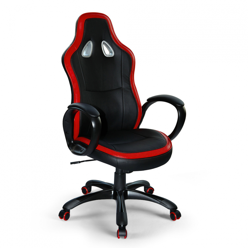Ik geloof wees stil Gehakt Super Sport Fire: Racing Bureaustoel voor Gaming van Comfortabele Eco-leder