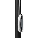 Vierkante aluminium parasol met centrale paal 3x3 meter Marte Noir  Kortingen