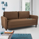 Stoffen 3-zitsbank in modern design Portland Kosten
