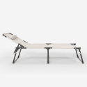 MAURITIUS aluminium opvouwbare ligstoel voor strand en tuin 