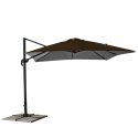 Garden adjustable side arm umbrella in aluminum 3x3m Paradise Brown Catalogus