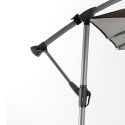 Vierkante aluminium zweefparasol 2,5x2,5 meter Shadow Brown Catalogus