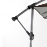 Vierkante aluminium zweefparasol 2,5x2,5 meter Shadow Brown Catalogus