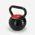 Kettlebell met verstelbaar gewicht voor gym en fitness 18 kg Elettra Verkoop